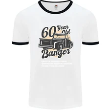 60 Year Old Banger Birthday 60th Year Old Mens Ringer T-Shirt