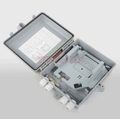 PLC Fiber Splitter Outdoor Fiber Optic Terminal Box Distribution Box 1x16 FTTH