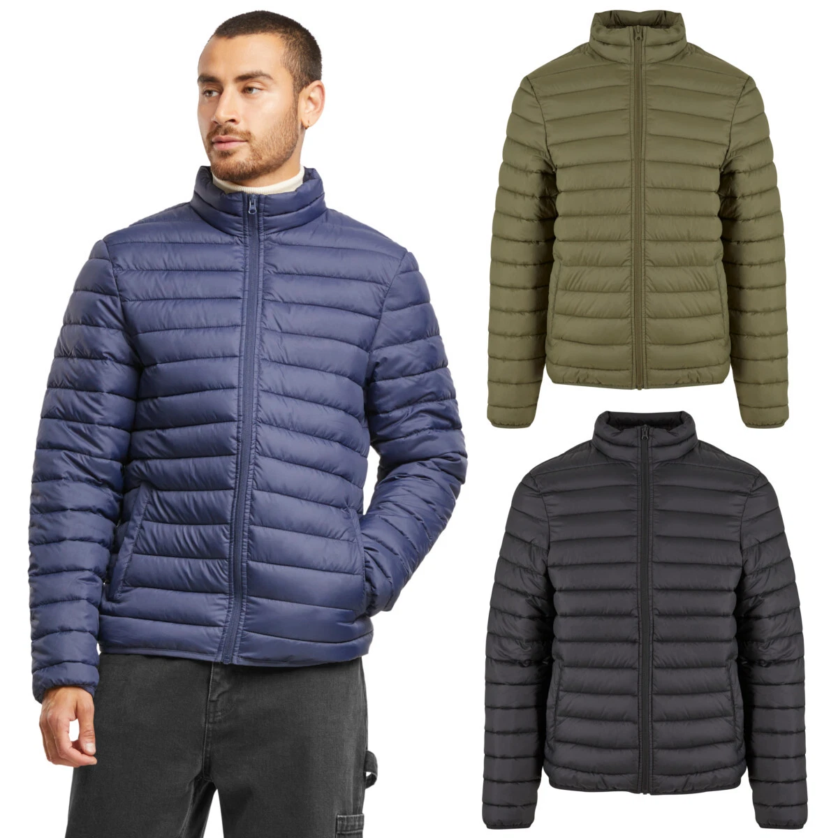 Urban Classics Basic Light Weight Jacket Men's Quilted Transition Jacket