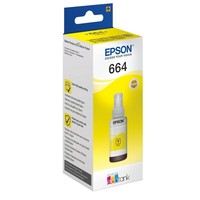 Epson C13T664440 664 Tintenflasche Gelb, 6.500 Seiten 70Ml FüR Epson L 300 655