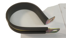 (Lot of 5) Umpco 2-3/8" Single Loop Cushion Clamp, 5/8" wide, .287" hole