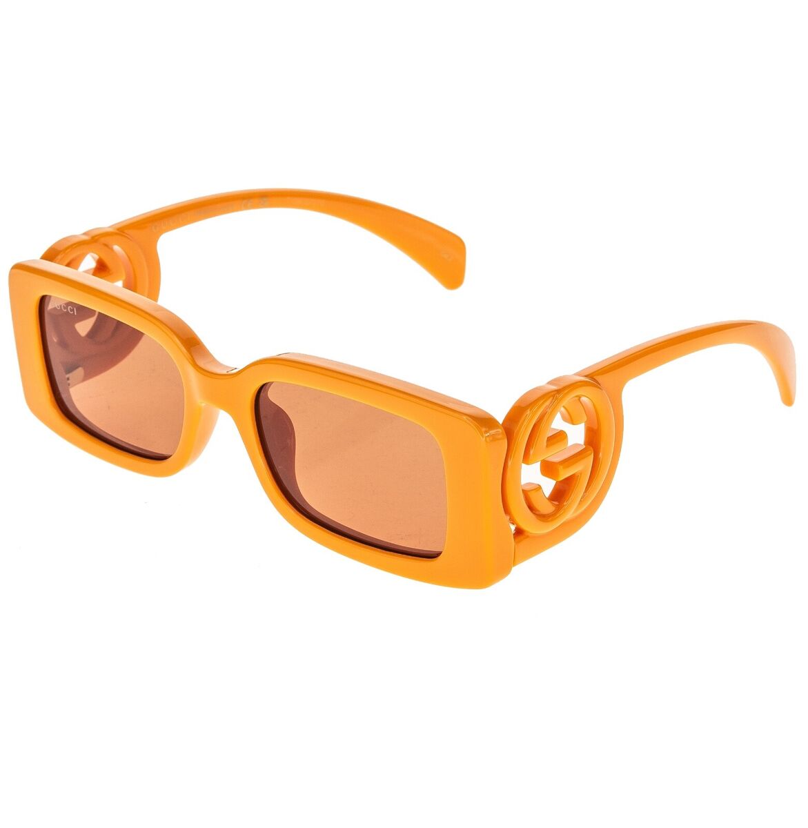 GUCCI Couture 1325 Orange GG Logo 008 Narrow Fashion Square GUCCI Couture 1325 Orange GG Logo 008 Narrow Fashion Square