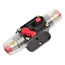 American Terminal Marine Grade Gold Inline 12 Volt 120 Amp Power Circuit Breaker