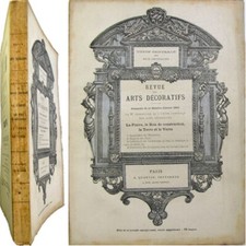 Revue des Arts Décoratifs 1885 La Pierre Bois de construction Terre Verre