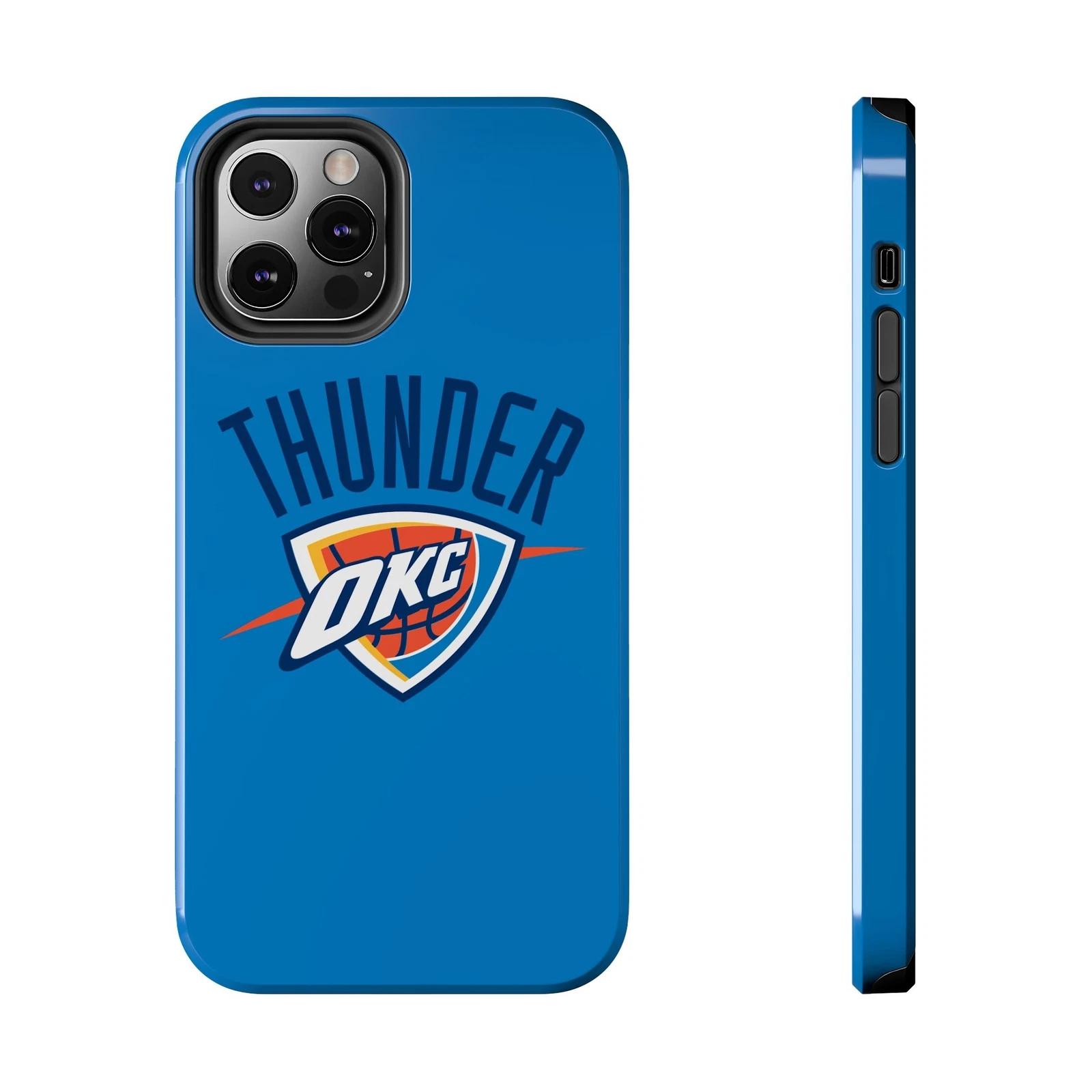 OKC Thunder Tough Phone Case, NBA Finals Playoffs, iPhone Samsung - Basketball