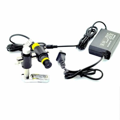 648nm Adjusted Red Laser Cross Module Glass lens16x68mm w/Holder & Adapter