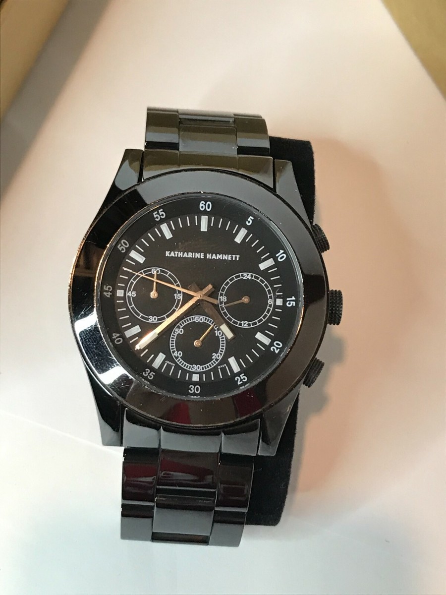 Katharine Hamnett London Chronograph Black Watch KH-2325 Katharine Hamnett London Chronograph Black Watch KH-2325