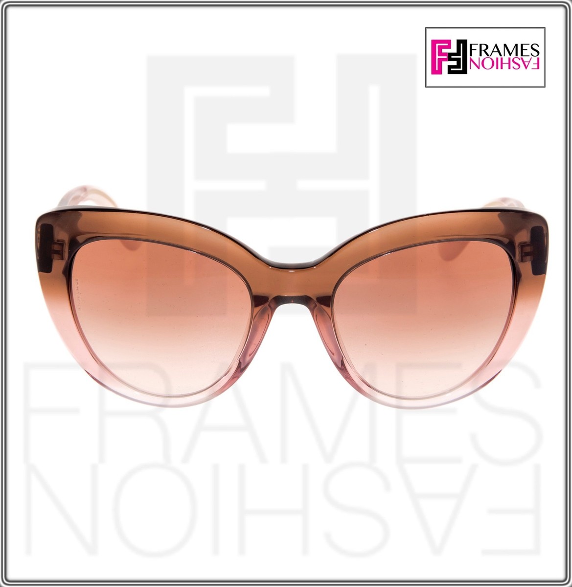DOLCE & GABBANA 4287 Bordeaux Powder Pink Gradient Cat Eye
