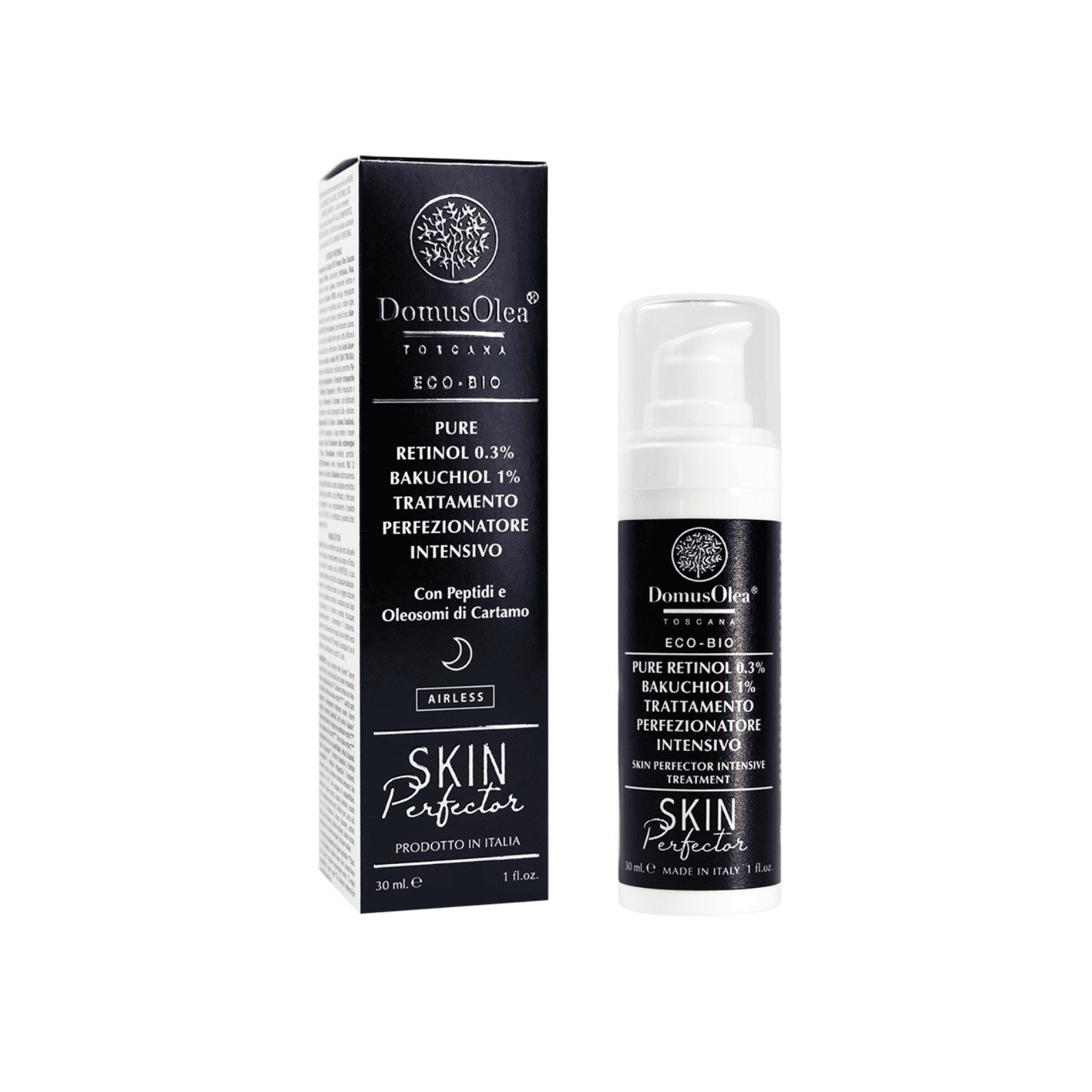 Domus Olea Toscana Pure Retinol 0,3% Bakuchiol 1% Trattamento Perfezionatore Int