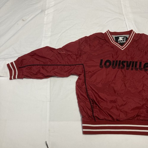 Vintage Starter Cardinals Pullover Lined Windbreaker Jacket Youth Size Small 6/7 - Picture 2 of 21