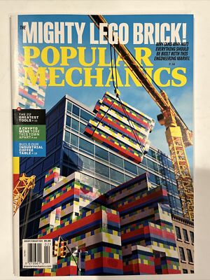 POPULAR MECHANICS MAGAZINE The Mighty Lego Bricks  Jan Feb 2023