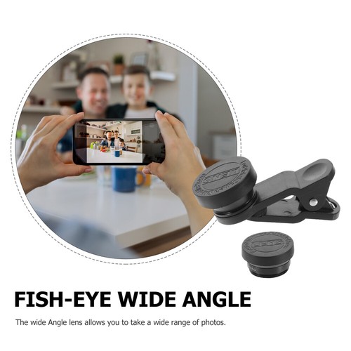 Fisheye Lens Clip On Cell Phone Lens Kit Wide Angle Macro Fisheye Lens - 第 11/12 張圖片