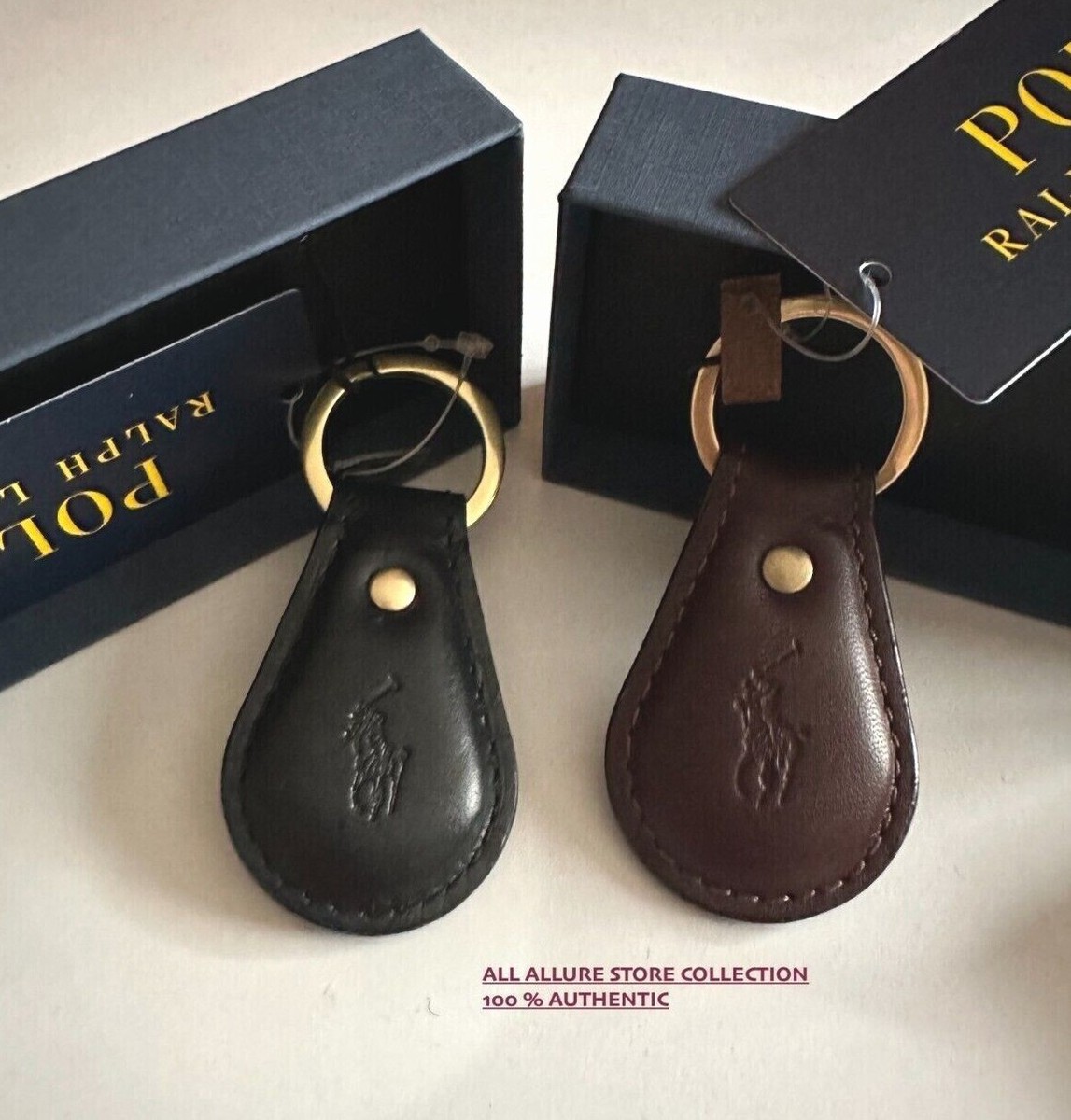 NWT Polo Ralph Lauren Pony Leather Pony Key Chain, Key Ring NWT Polo Ralph Lauren Pony Leather Pony Key Chain, Key Ring
