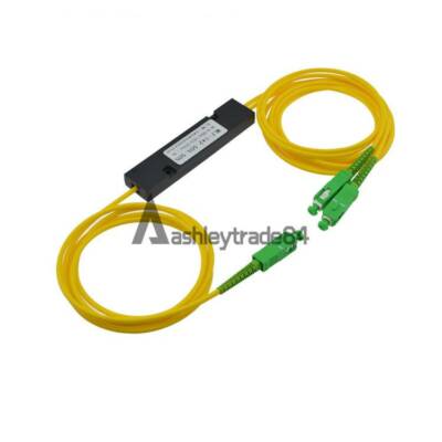 SC/APC 1X2 PLC Singlemode Fiber Optical splitter FTTH PLC SC/APC NEW