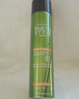 GARNIER***SLEEK & SHINE***ULTRA STRONG Anti~Humidity HairSpray~8.25 oz/234 g~NEW - Image 1 of 4