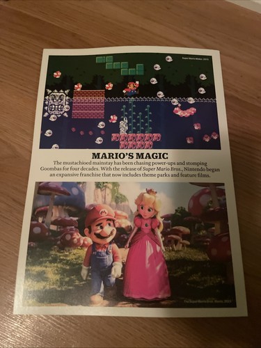 TIME MAGAZINE: SUPER MARIO 40 years-All-Star Video Game Changer Spec. Edition - Picture 2 of 3
