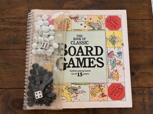Vtg 1991 Klutz Press Book of 15 Classic Board Games Includes Playing Pieces