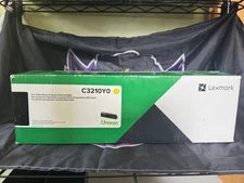 New Sealed Lexmark C3210Y0 Unison Printer Toner Yellow 7-34646-69672-2 Free Ship