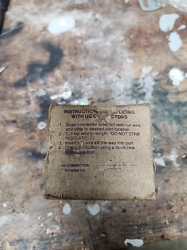 GENUINE 3M Scotchlok UG Tap Splicing Splice Connector 100 ct Ish New Old Box - Image 4 of 4