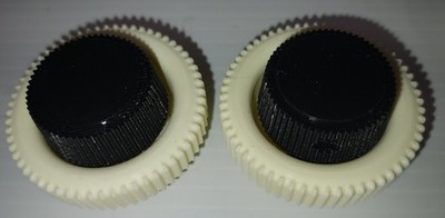 1941-1942 Zenith Knob Inner and Outer(set of 2), Combination(4 pieces)ARRP#157