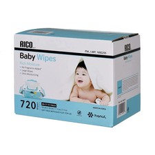 RICO Baby Wipes No Fragrance Added  720-count