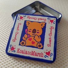[Retro] LOTTE Koala March Can Blue Rare Antique