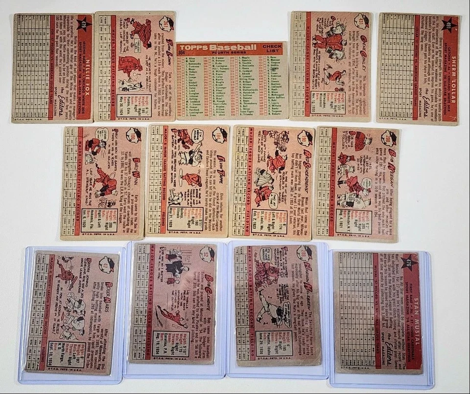 1958 TOPPS ALL STAR РОДЖЕР МАРИС РОБЕРТО КЛЕМЕНТЕ ЛОТ КАРТОЧЕК ДЕБЮТАНТ БЕЙСБОЛ HOF - Изображение 2 из 4