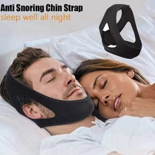 Anti Snore Chin Strap for Men & Women Stop Snoring Aid Night Sleep Support Tool