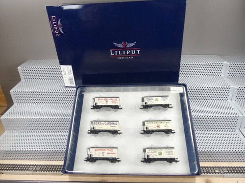 Liliput 240054 Bierwagen Set Güterwagen Wagen H0 DC Gleichstrom | Condition: Gebraucht