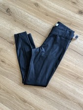 WOMEN'S OLD NAVY STEVIE HIGH RISE BLACK FAUX LEATHER PANTS -SZ SMALL