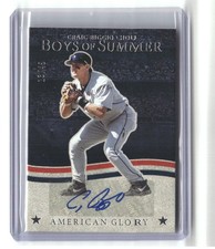 Craig Biggio #/49 2025 Panini Boys of Summer American Glory Signatures