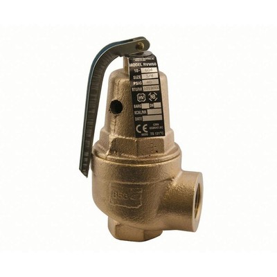 APOLLO 1060520 Safety Relief Valve,1 In,100 psi,Bronze 1CKW5