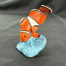 Vtg. Franklin Mint Jeweled Of The Ocean/sea Collection Clownfish Figurine 
