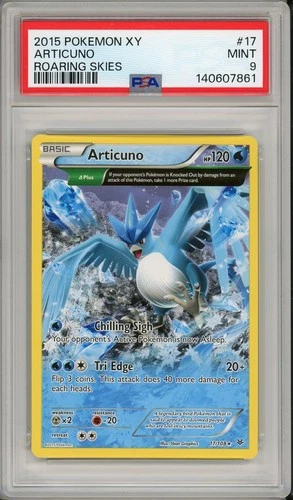 2015 Pokemon XY Roaring Skies Articuno #17 PSA 9