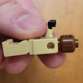 READ Lego Winston Zeddemore With Proton Pack, Plain Arms Minifigure gb004 21108