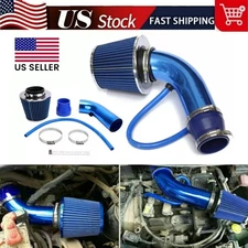 3" Car Cold Air Intake Filter Induction Kit.Pipe Aluminum Power Flow Hose System