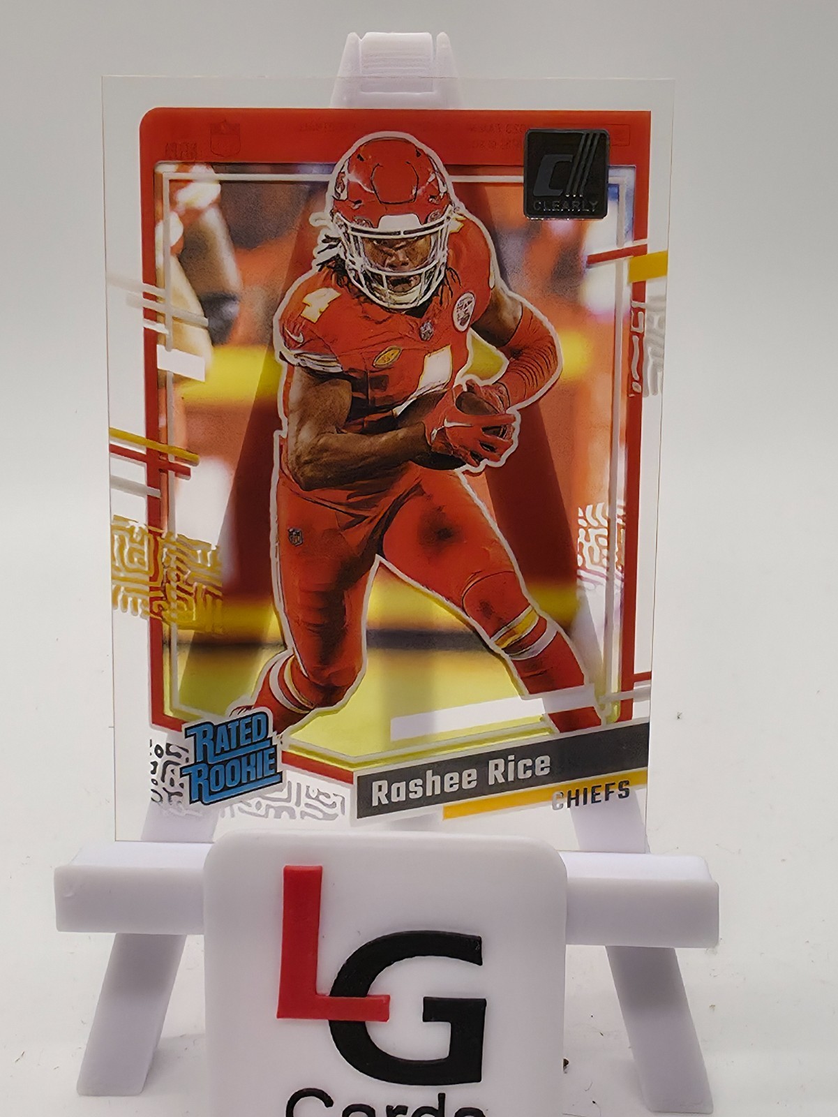 2023 Panini Clearly Donruss - Rated Rookie Rashee Rice #79 (RC)