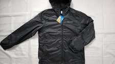 NEW COLUMBIA MEN'S OMNI-SHIELD CENTER RIDGE II LINED WINDBREAKER JACKET SIZE M