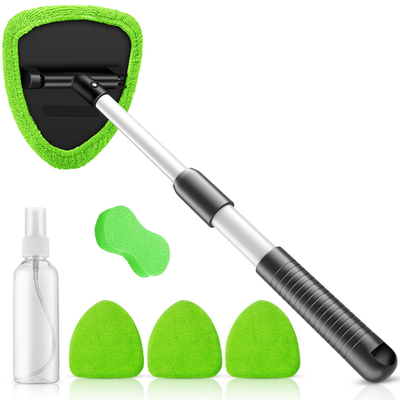 #ad 7pcs Windshield Cleaning Tool Kit Car Window Glass Wiper Cleaner Brush Reusable $7.99