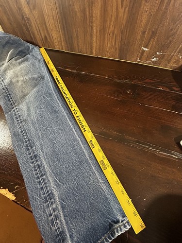 VTG Levis 501 Jeans Mens 36x40 Blue Tall 90s Y2k (34x35 Measured) Button Fly - Picture 19 of 24