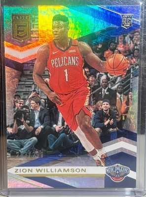 2019-20 Panini Donruss Elite Zion Williamson RC Rooie #/299 Pelicans