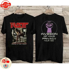 2 Sided RATT Invasion of Your Privacy Tour 85 T-Shirt All Size
