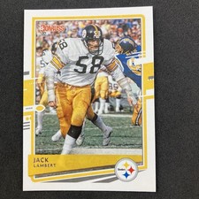 Jack Lambert 2020 Donruss Card #221 NFL Pittsburgh Steelers