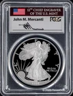 1994-P $1 American Silver Eagle PCGS PR70DCAM - John M. Mercanti Signature
