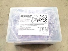 300 Pc Breathalyzer Mouthpieces For S-80 Trace Element Scout S-75