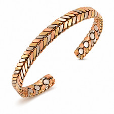 Pack Pure Copper Magnetic Bracelet Arthritis Pain Energy Therapy Cuff New