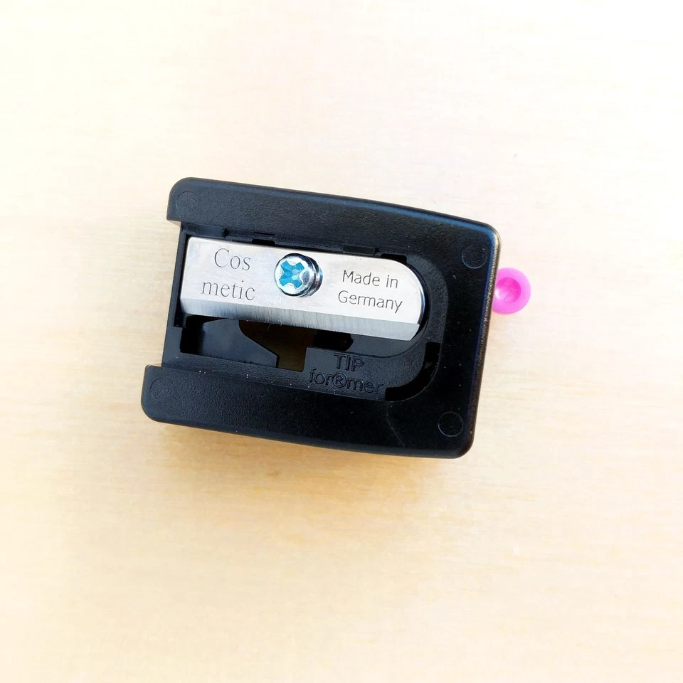 Sacapuntas Cosmético De Colección Gel Delineador de Ojos bareMinerals Negro Rosa Alemania Nuevo de Lote Antiguo Foto 2 de 4