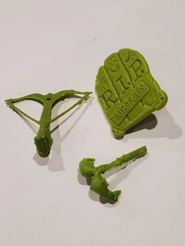 TMNT weapons lot 1988 Green Rahzar Shield Rat King Playmates Toys vintage