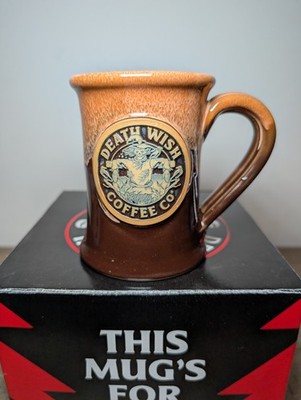 Deneen Pottery Death Wish Coffee Mug Scarecrow #1619 Brand New 