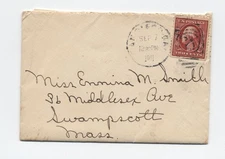 1911 Point Loma CA 2ct wF cover with letter [R.39]